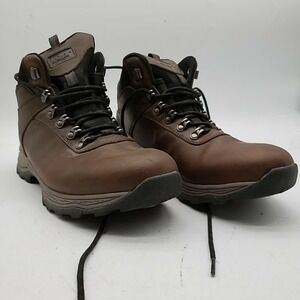 Khombu Ravine Boots Mens Size 12M Brown Leather Waterproof Thinsulate Hiking